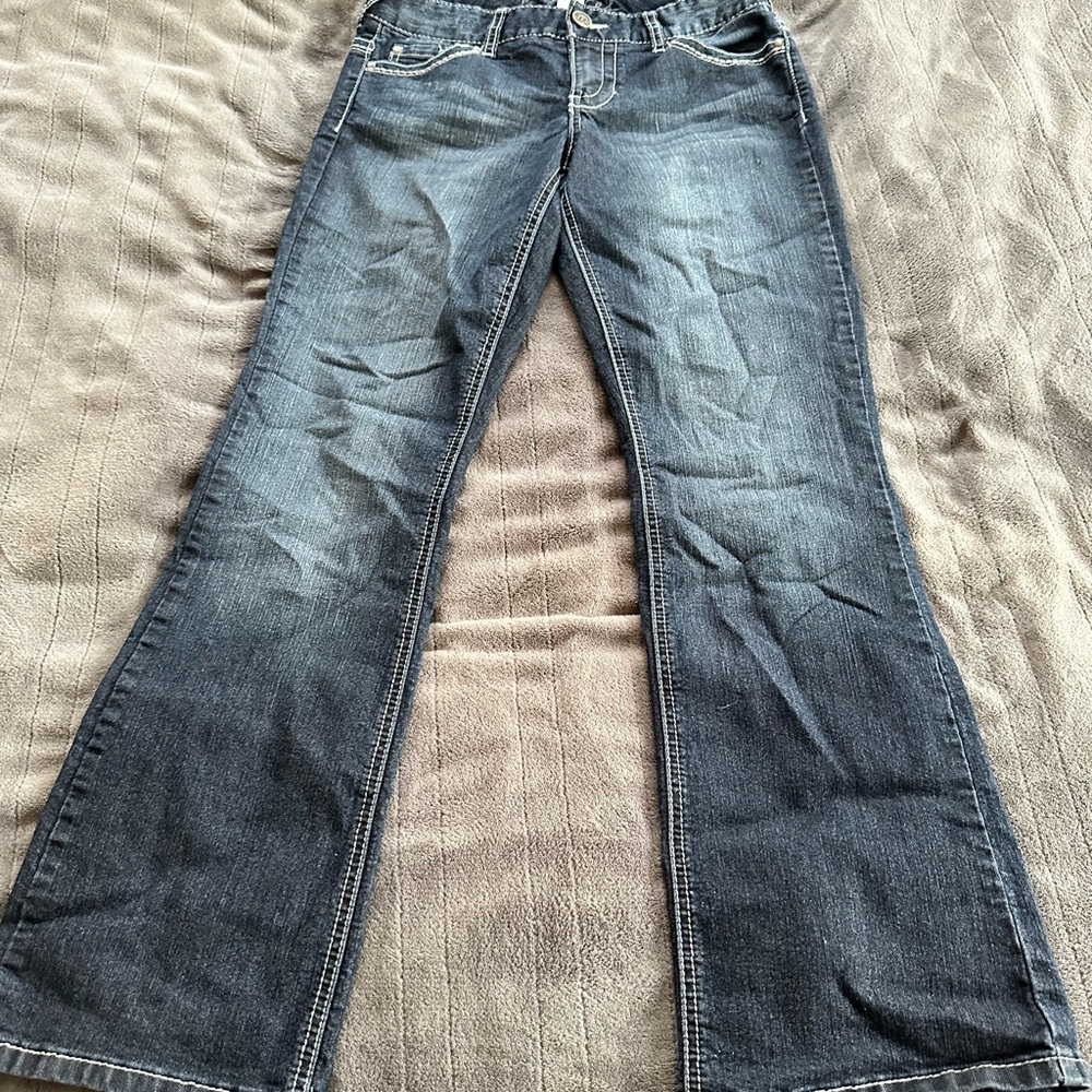Maurices Dark Blue Flare Jeans